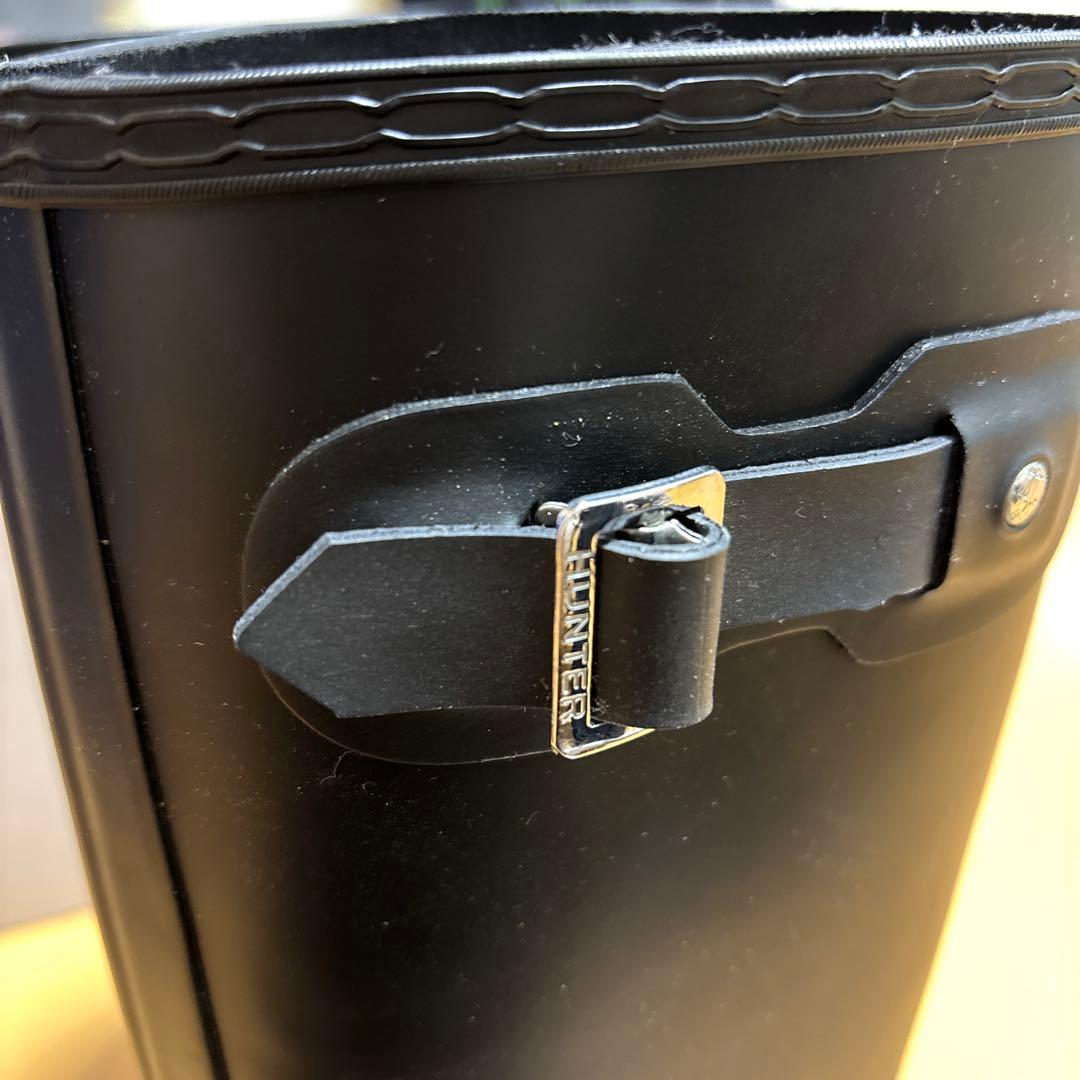 ⭐︎極美品⭐︎HUNTER ブラック ロングブーツ レインブーツ 長靴