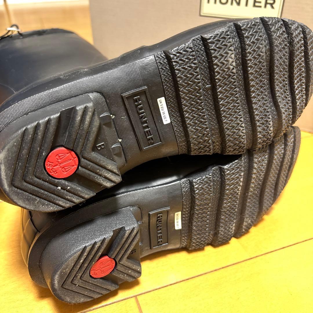 ⭐︎極美品⭐︎HUNTER ブラック ロングブーツ レインブーツ 長靴