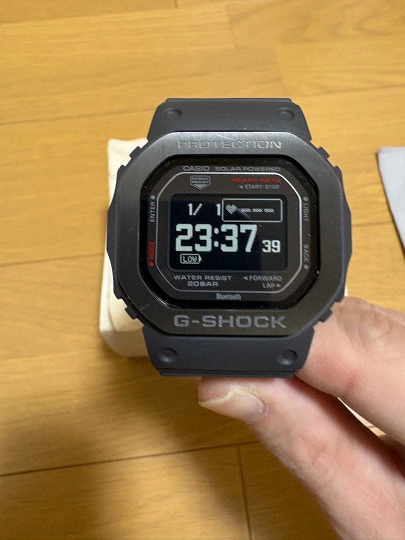 G-SHOCK G-SQUAD スマホ連動 デジタル 黒 カシオ 腕時計