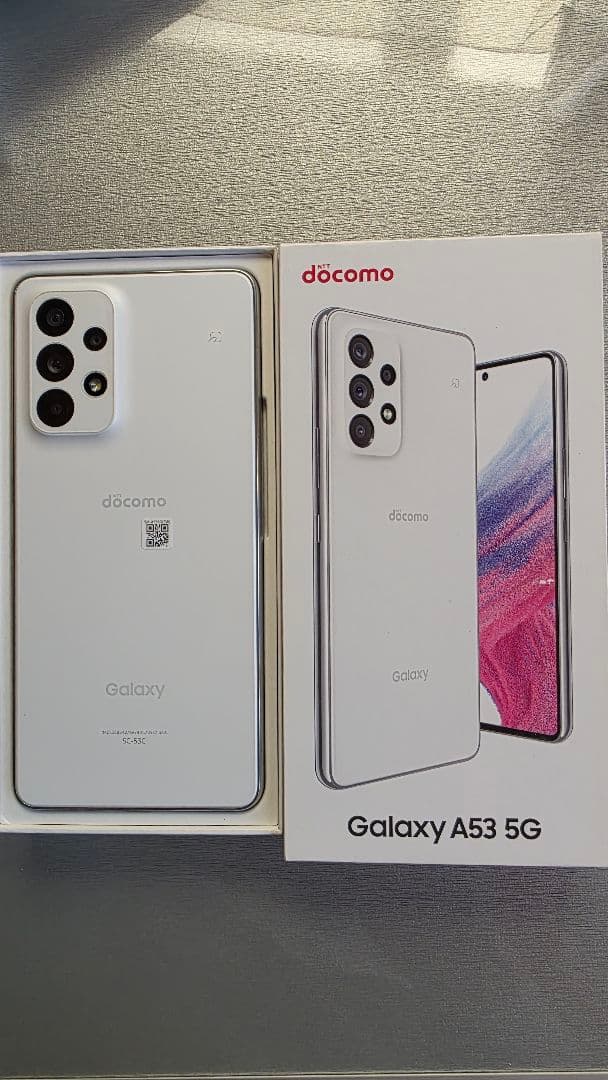 【美品】Galaxy スマートフォン docomo ホワイト　SC-53C