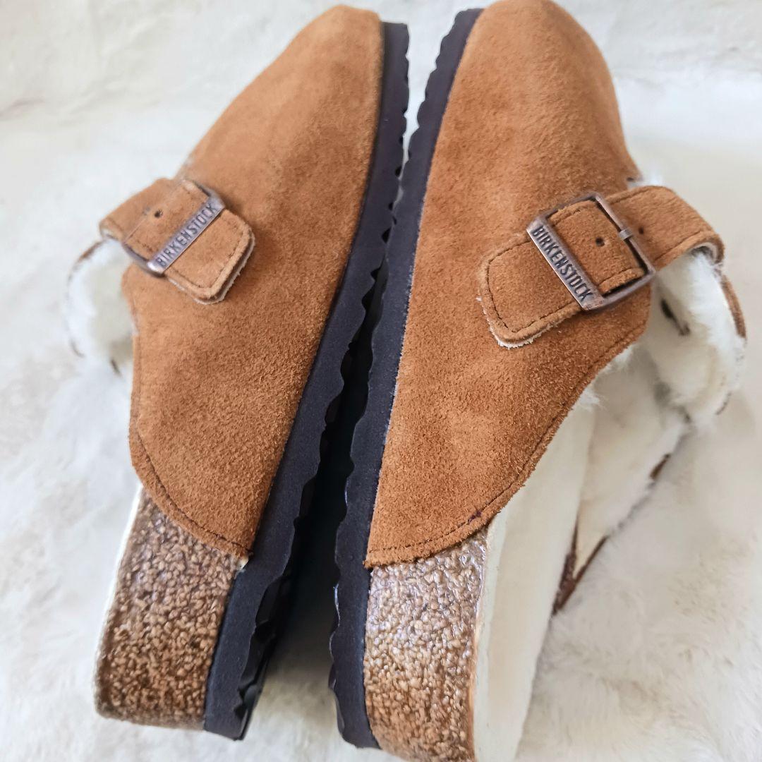 未使用 BIRKENSTOCK シアリング　スリッポン　ボアサンダル　28cm