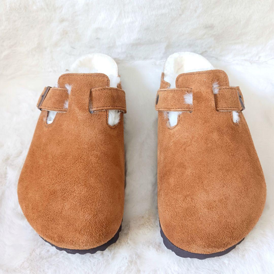 未使用 BIRKENSTOCK シアリング　スリッポン　ボアサンダル　28cm