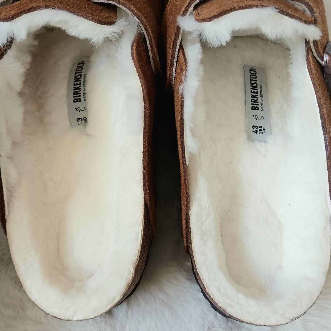 未使用 BIRKENSTOCK シアリング　スリッポン　ボアサンダル　28cm