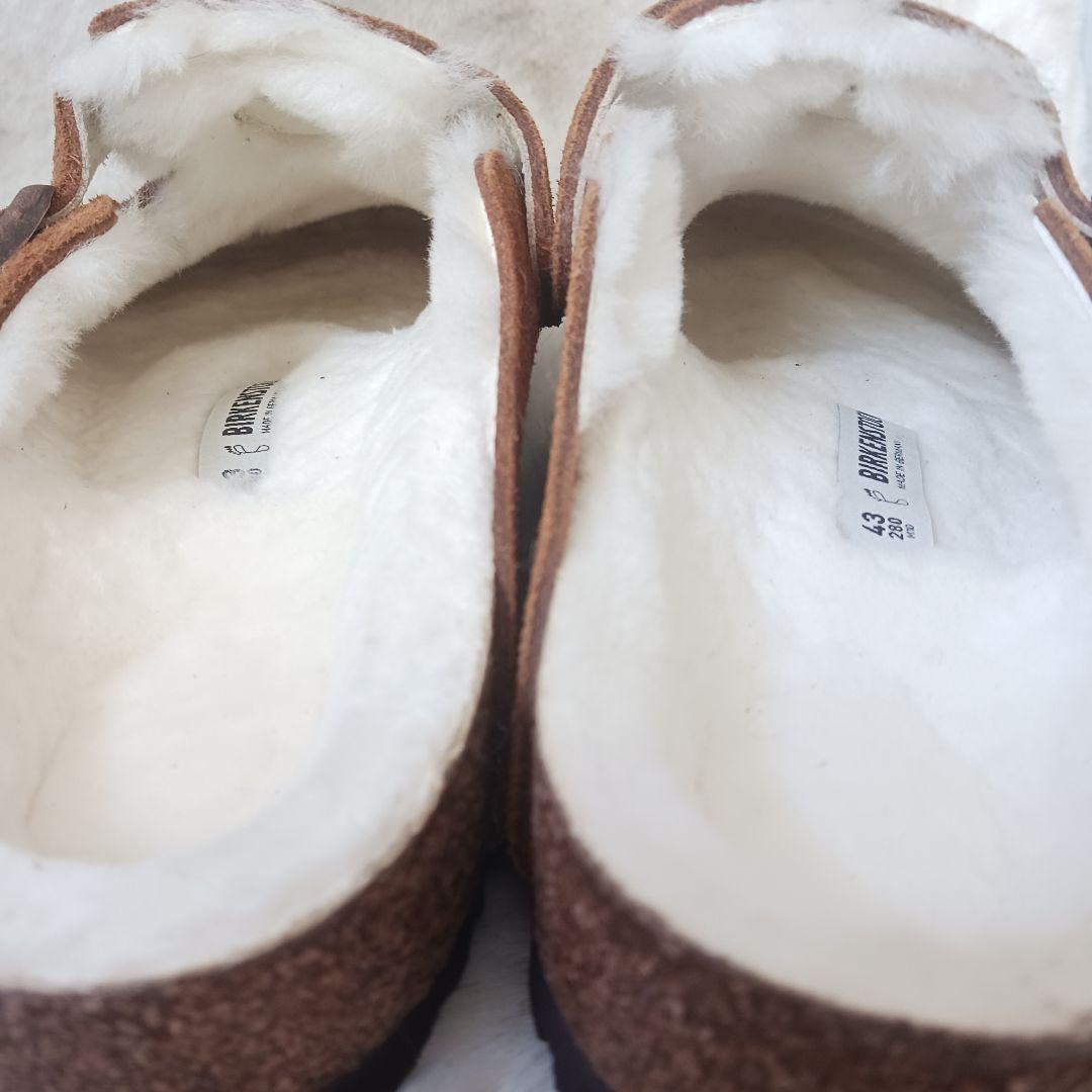 未使用 BIRKENSTOCK シアリング　スリッポン　ボアサンダル　28cm
