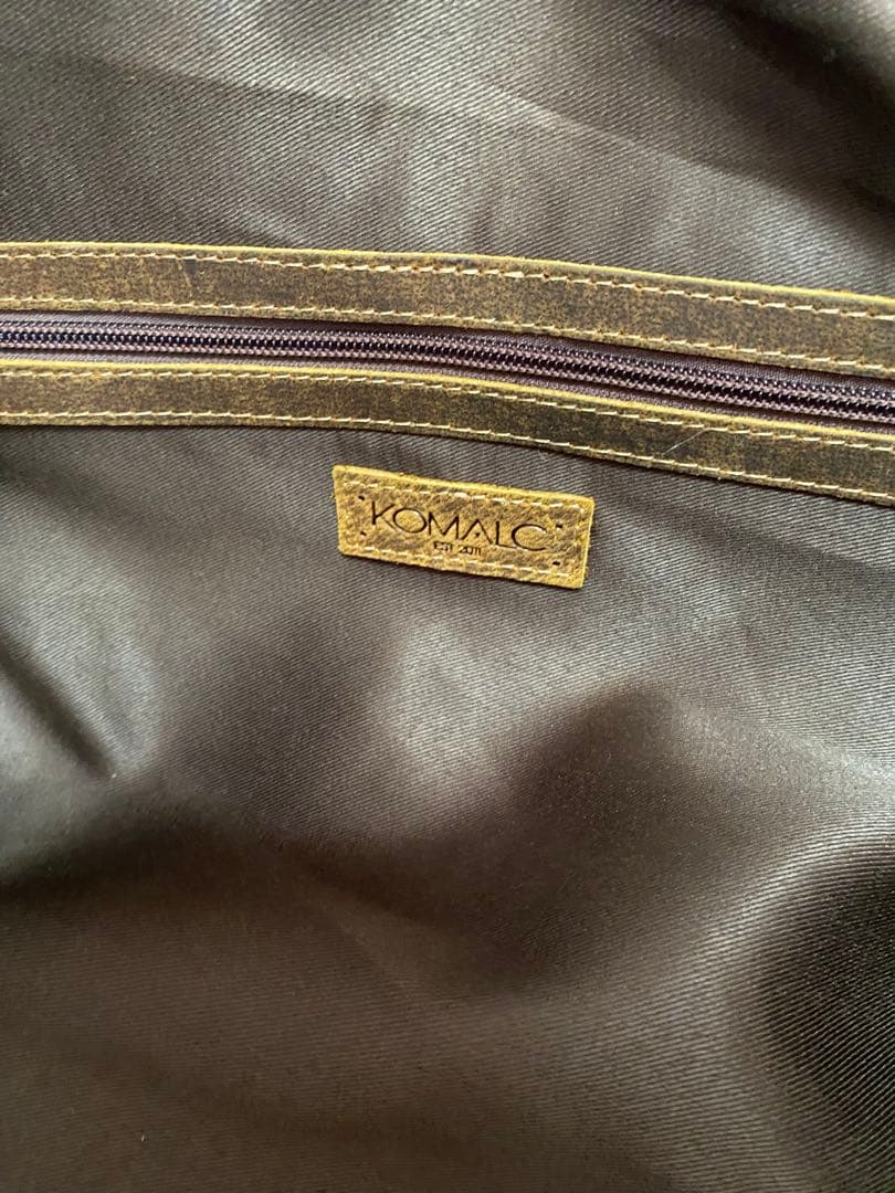 【美品】　牛革 KOMALC　ボストンバック