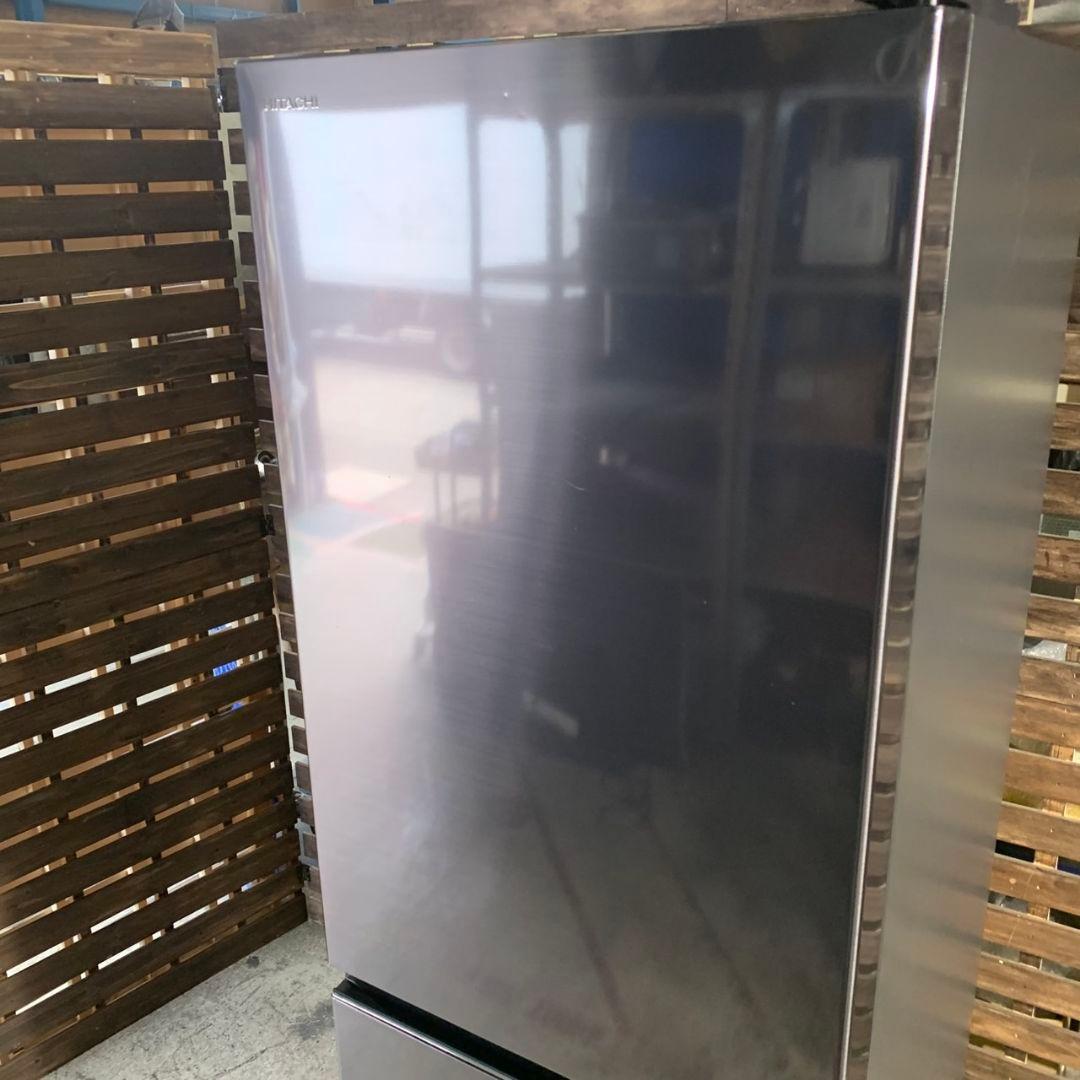 I995\" 日立 3ドア 315L 冷蔵庫 R-V32KV (K) 19年製