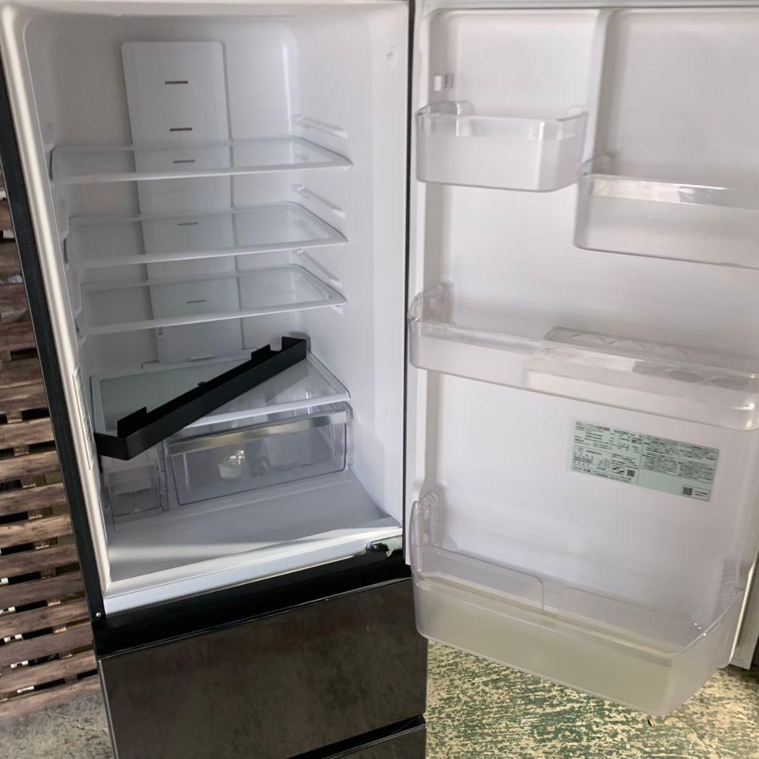 I995\" 日立 3ドア 315L 冷蔵庫 R-V32KV (K) 19年製