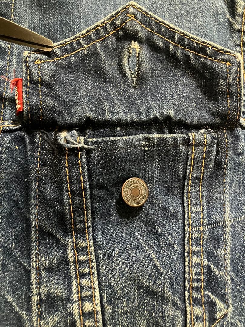Levi's BIG E 44 70505 デニムジャケット ビッグサイズ