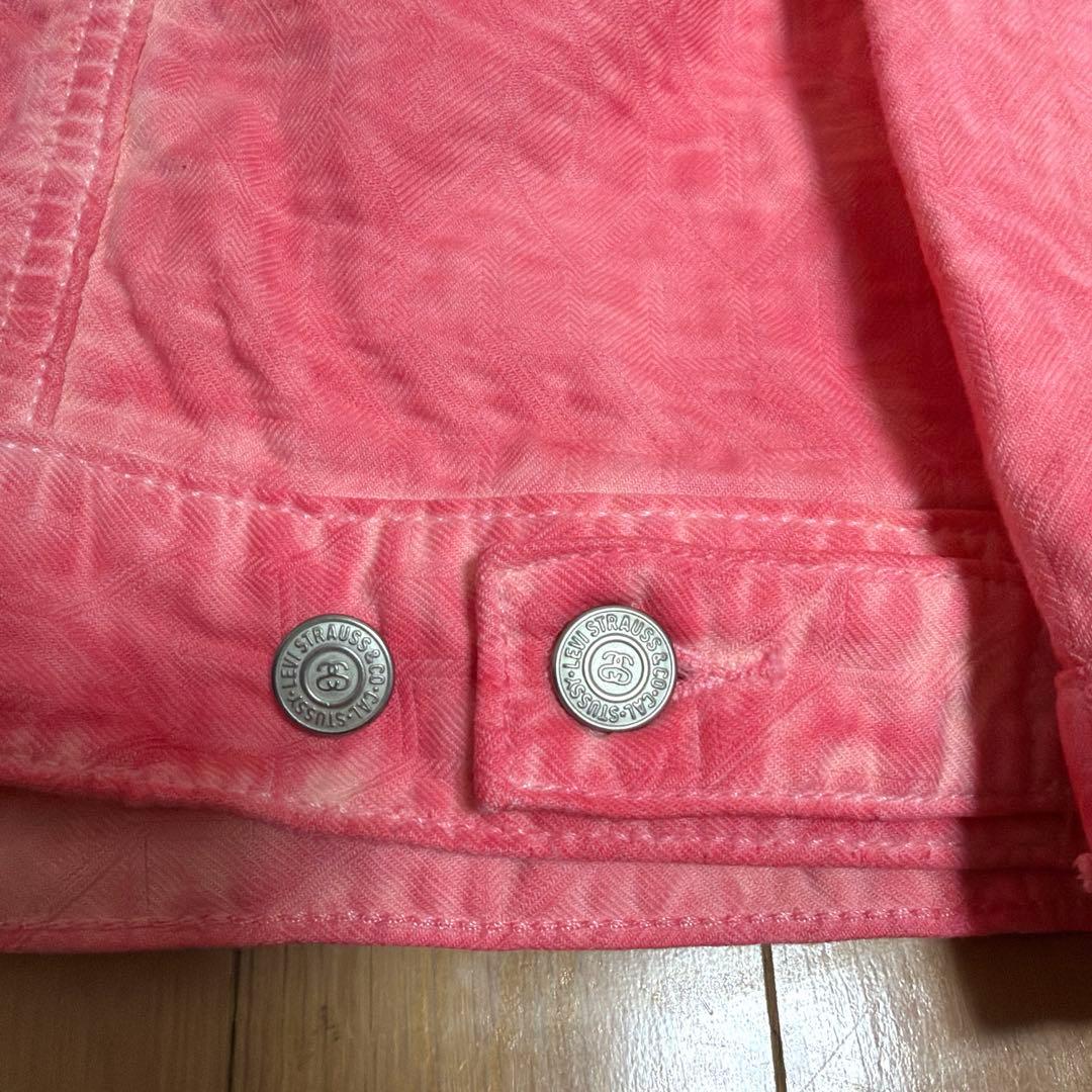 ジャケット・アウター stussy & LEVI'S DYED JACQUARD JACKET