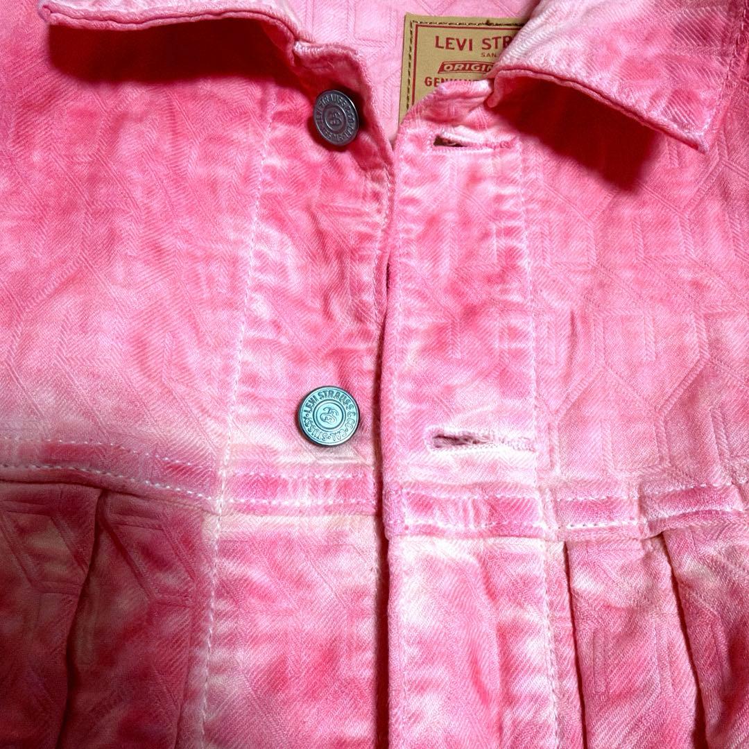 ジャケット・アウター stussy & LEVI'S DYED JACQUARD JACKET