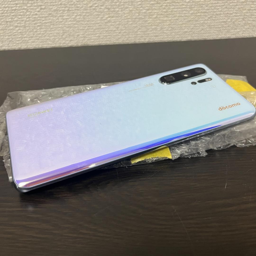【中古】ドコモ HUAWEI P30 Pro 128GB クリスタル【動確済】