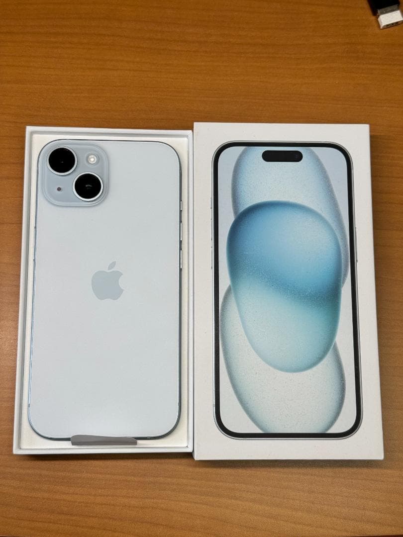 98% iPhone 15 ブルー 128GB 付属品付き
