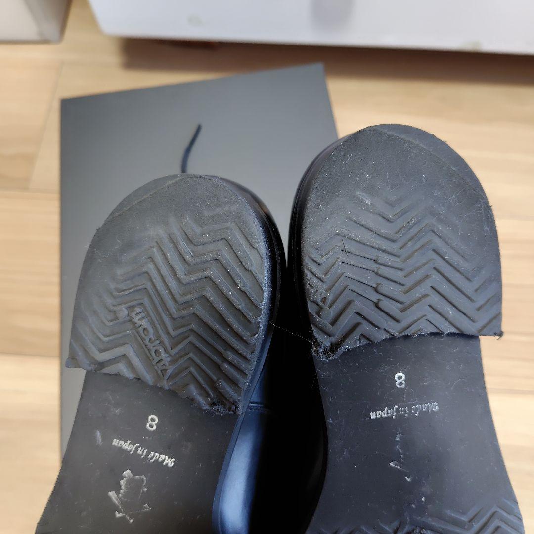 定価4.4万 三陽山長 柔二 26cm UK8ドレススニーカー