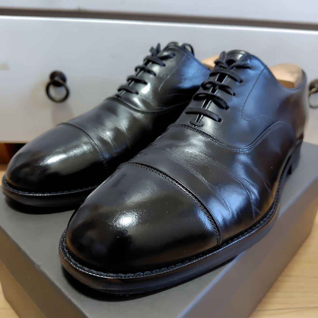 定価4.4万 三陽山長 柔二 26cm UK8ドレススニーカー