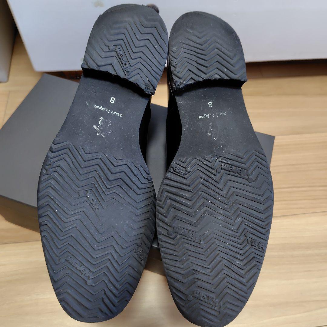 定価4.4万 三陽山長 柔二 26cm UK8ドレススニーカー