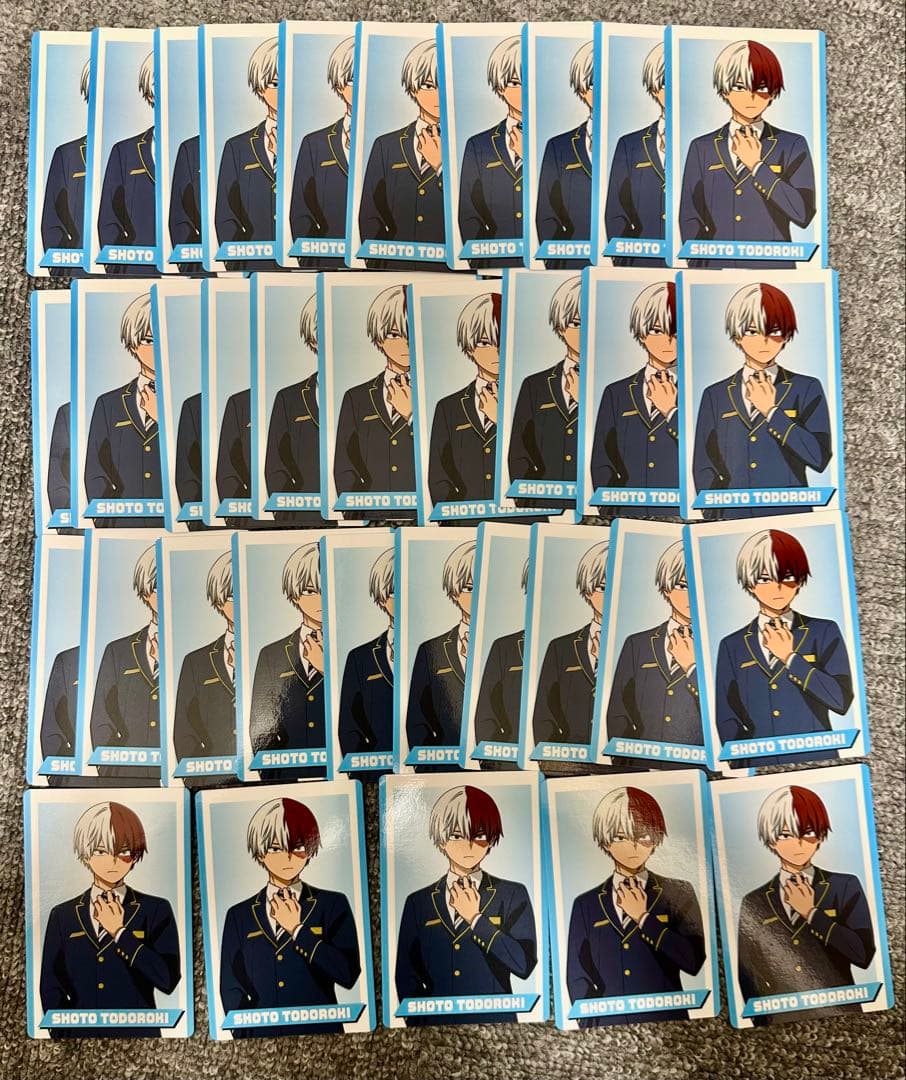 ★僕のヒーローアカデミア　ヒロアカ　静岡鉄道　コラボ　轟焦凍　まとめ売り 35枚
