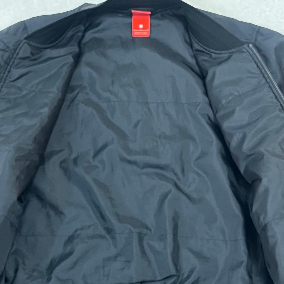 極美品希少ナイキ AF135周年記念 中綿 ボンバージャケット MA-1 黒 L