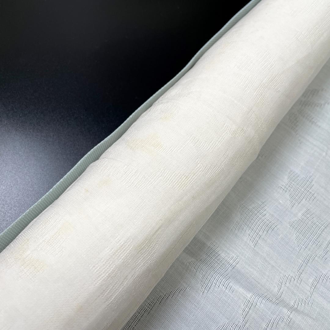 ※さとぴんページ：B-0929 本場小千谷 本麻紋紗長襦袢地反物 未使用品