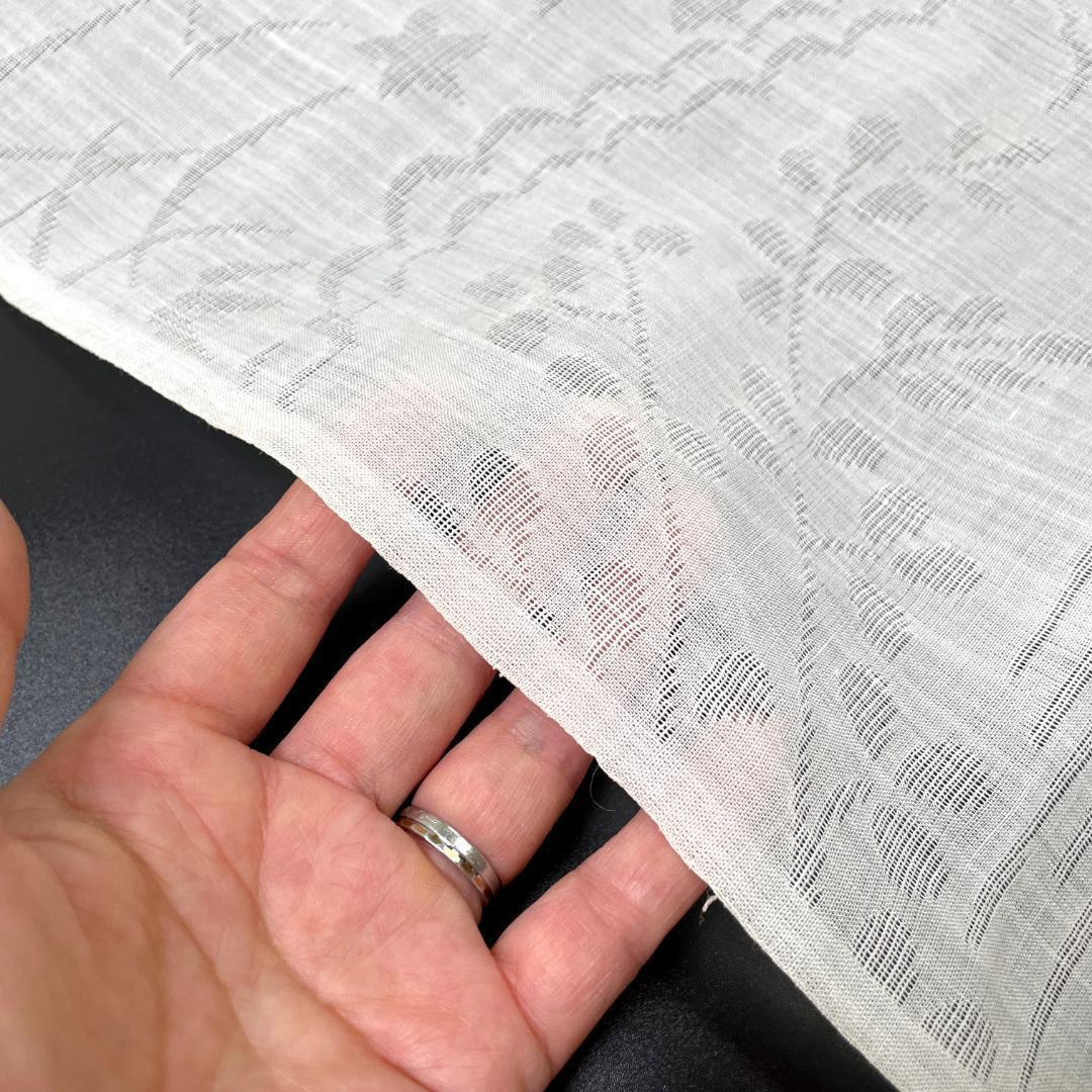 ※さとぴんページ：B-0929 本場小千谷 本麻紋紗長襦袢地反物 未使用品