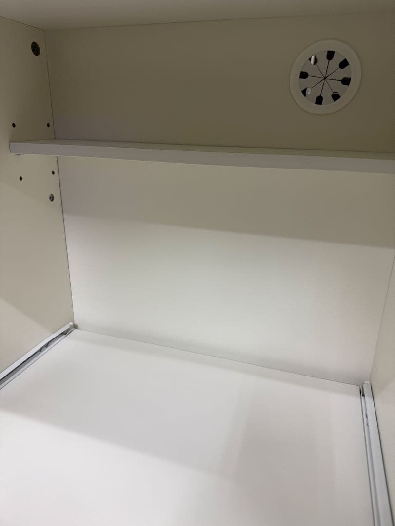 【美品】ニトリ　レンジ台　（フォルムN RE1275 WH）　レンジボード