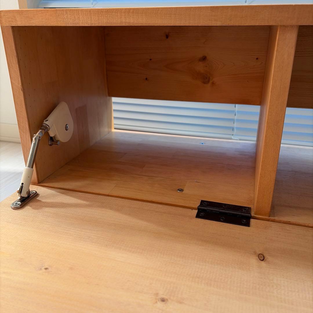 テレビボード　チーク　テレビ台　木製　TV woodboard 134cm