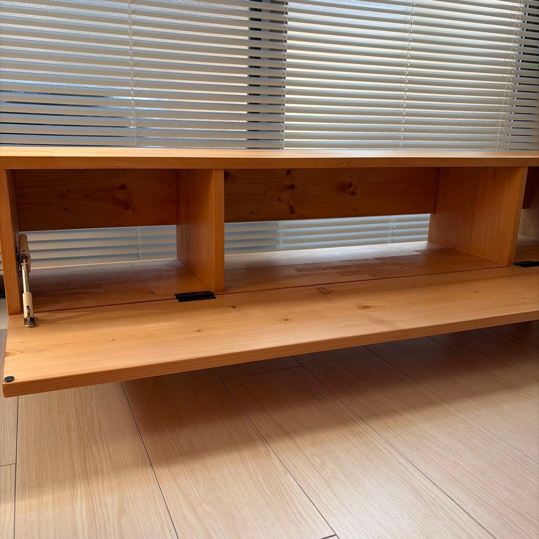 テレビボード　チーク　テレビ台　木製　TV woodboard 134cm