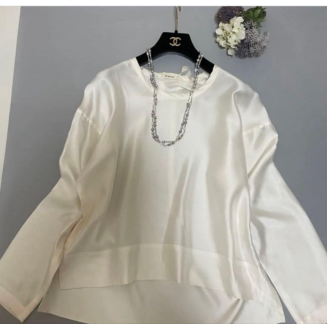 【人気】【定価5万】 BLAMINKブラミンクシルク インティメイト ブラウス