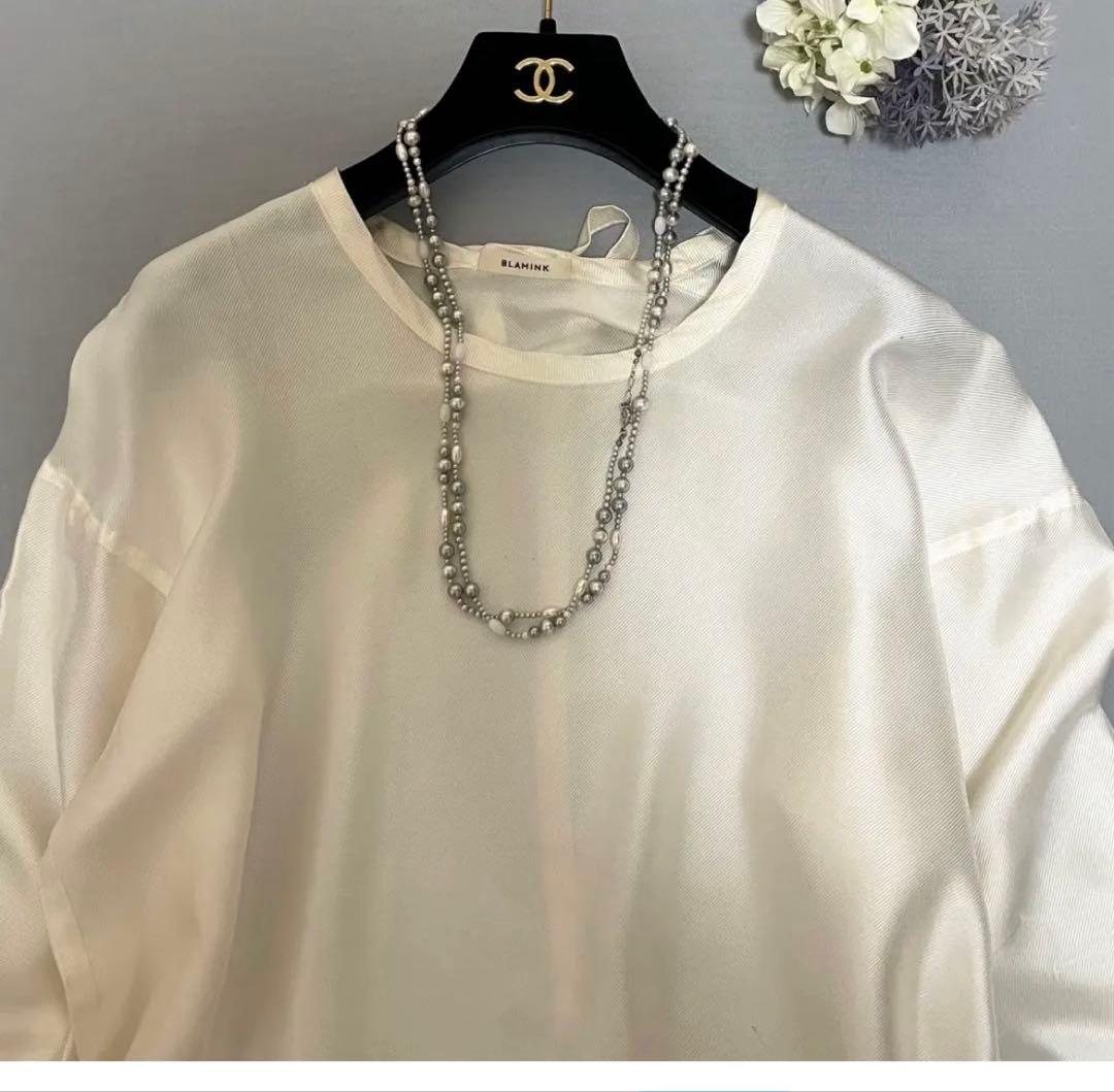 【人気】【定価5万】 BLAMINKブラミンクシルク インティメイト ブラウス