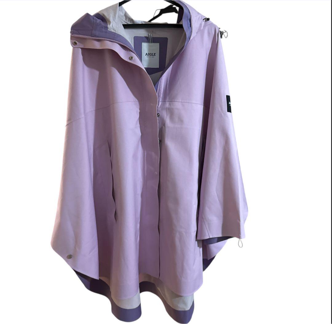 AIGLE エーグル レインポンチョ レインコート ピンク