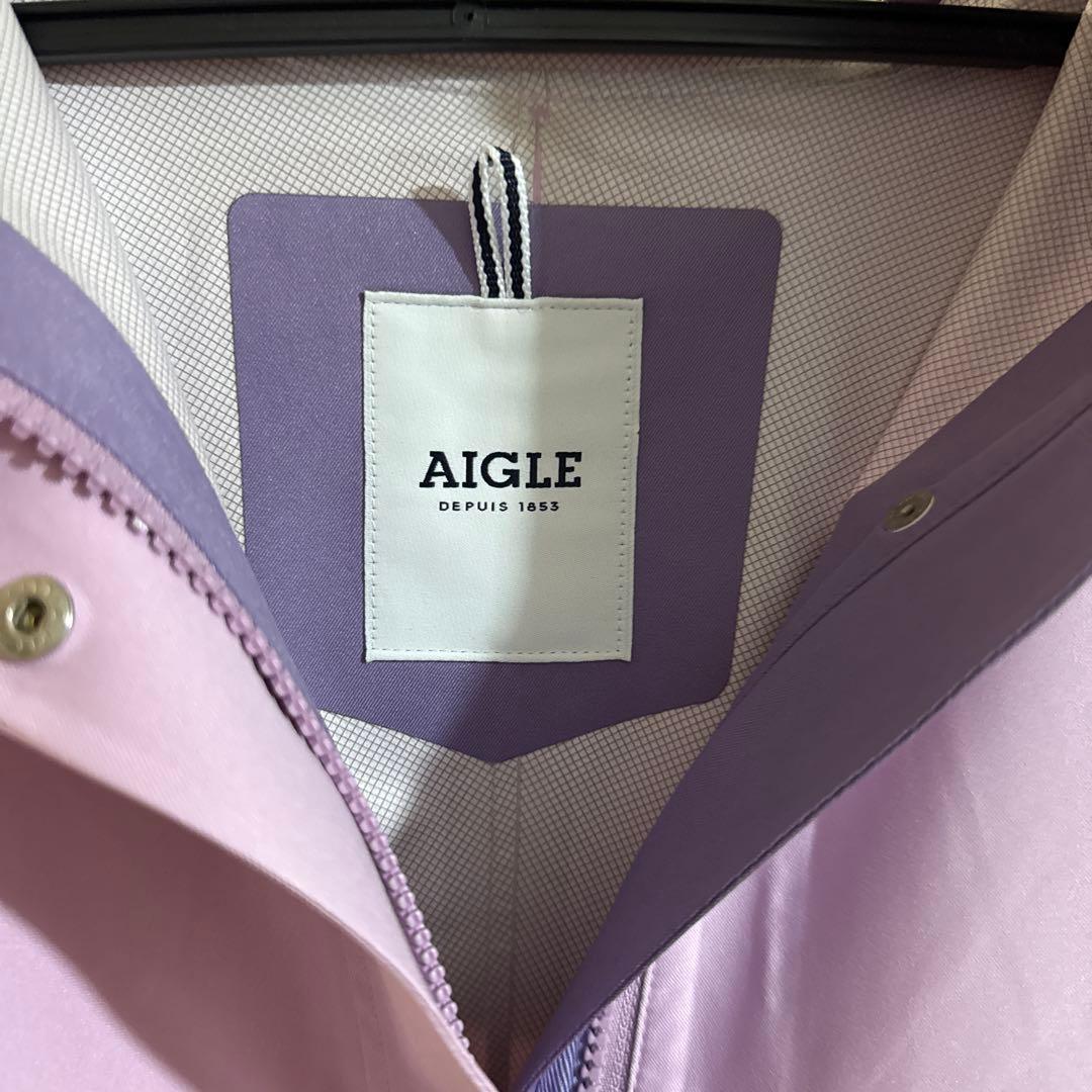 AIGLE エーグル レインポンチョ レインコート ピンク