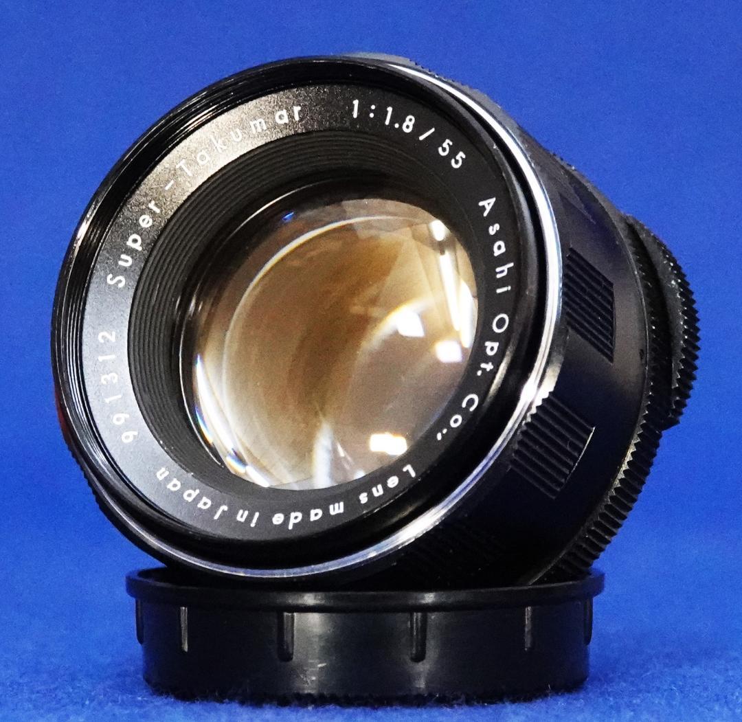 991312　超美品　黄変しない前期型Super-Takumar　F1.8/55