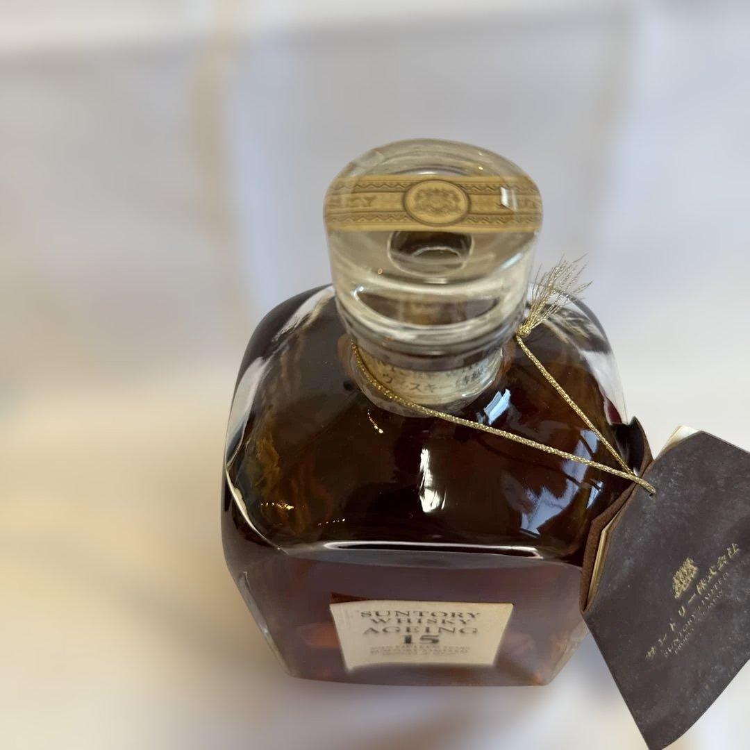【未開栓】Suntory Whisky AGEING 15 15年熟成　木箱