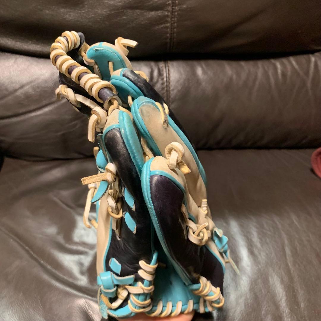 Wilson 軟式外野用グローブ 青/白