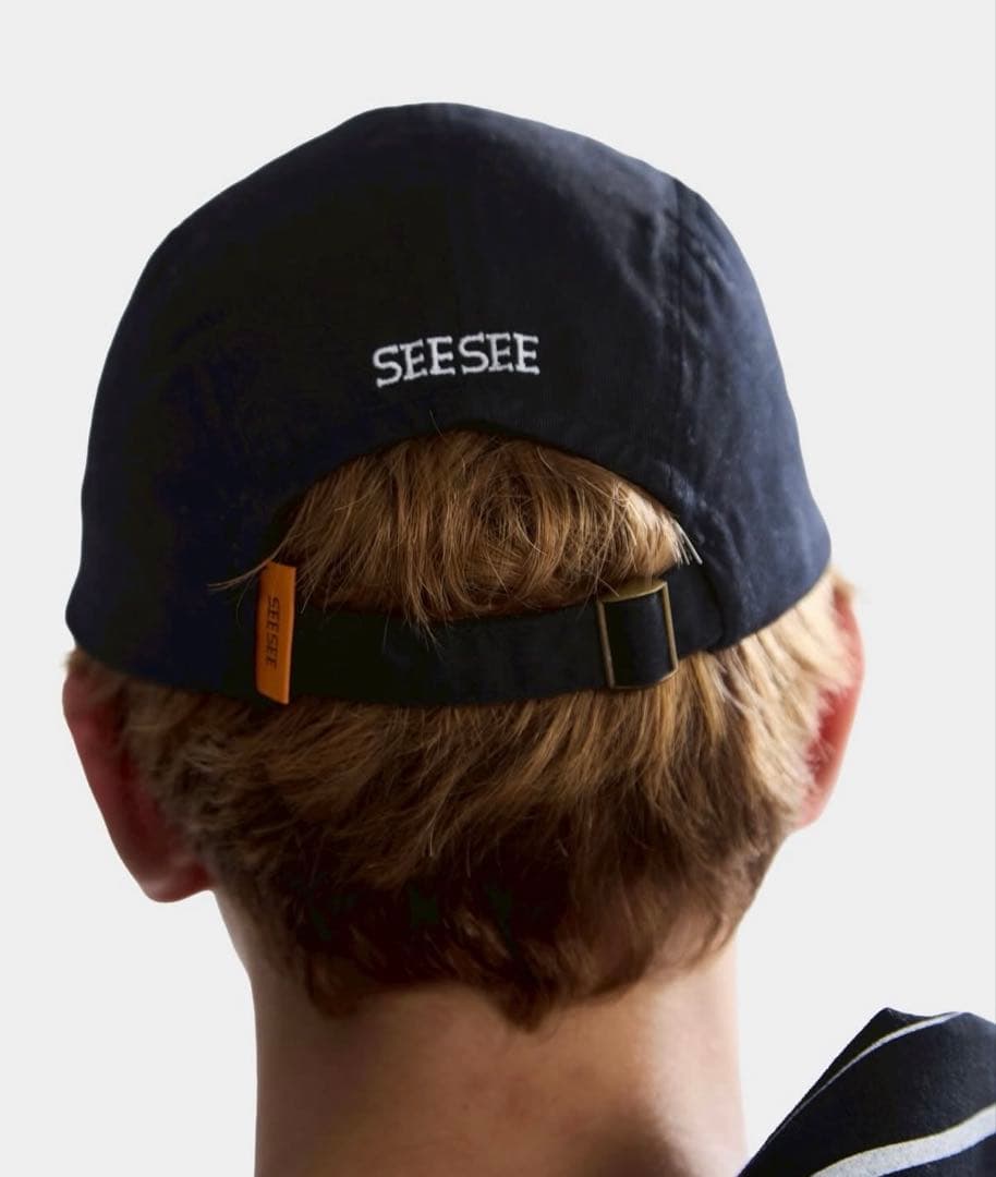 SEE SEE COTTON JET CAP 新品未使用　ブラック