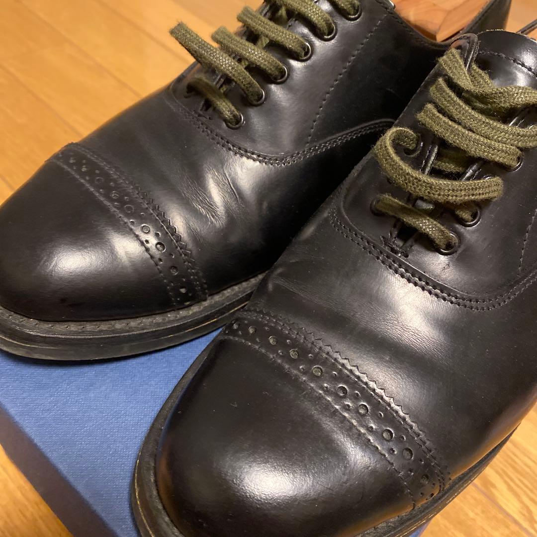 【値下中】SANDERS Mens Punched Oxford GB 6½