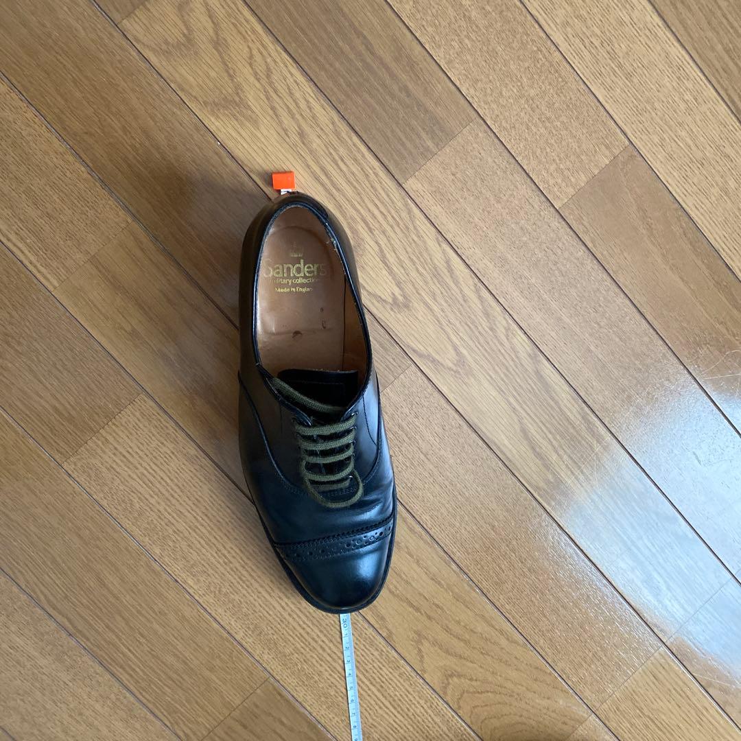 【値下中】SANDERS Mens Punched Oxford GB 6½