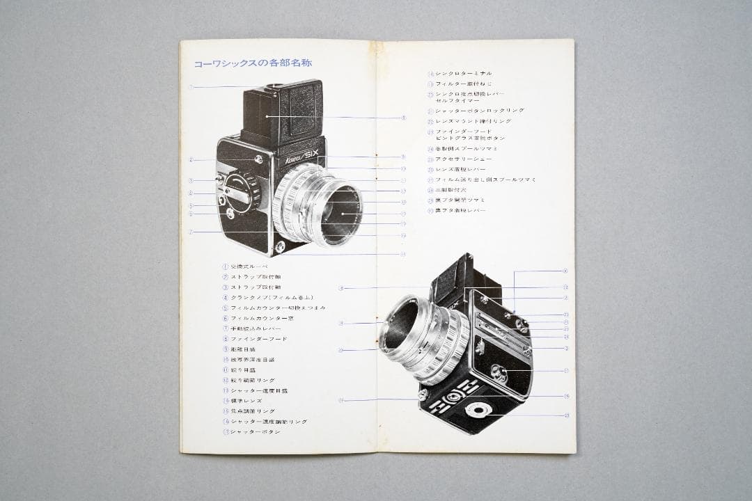 コーワシックス（Kowa / SIX）　カタログ　1968年　超超超貴重品　A
