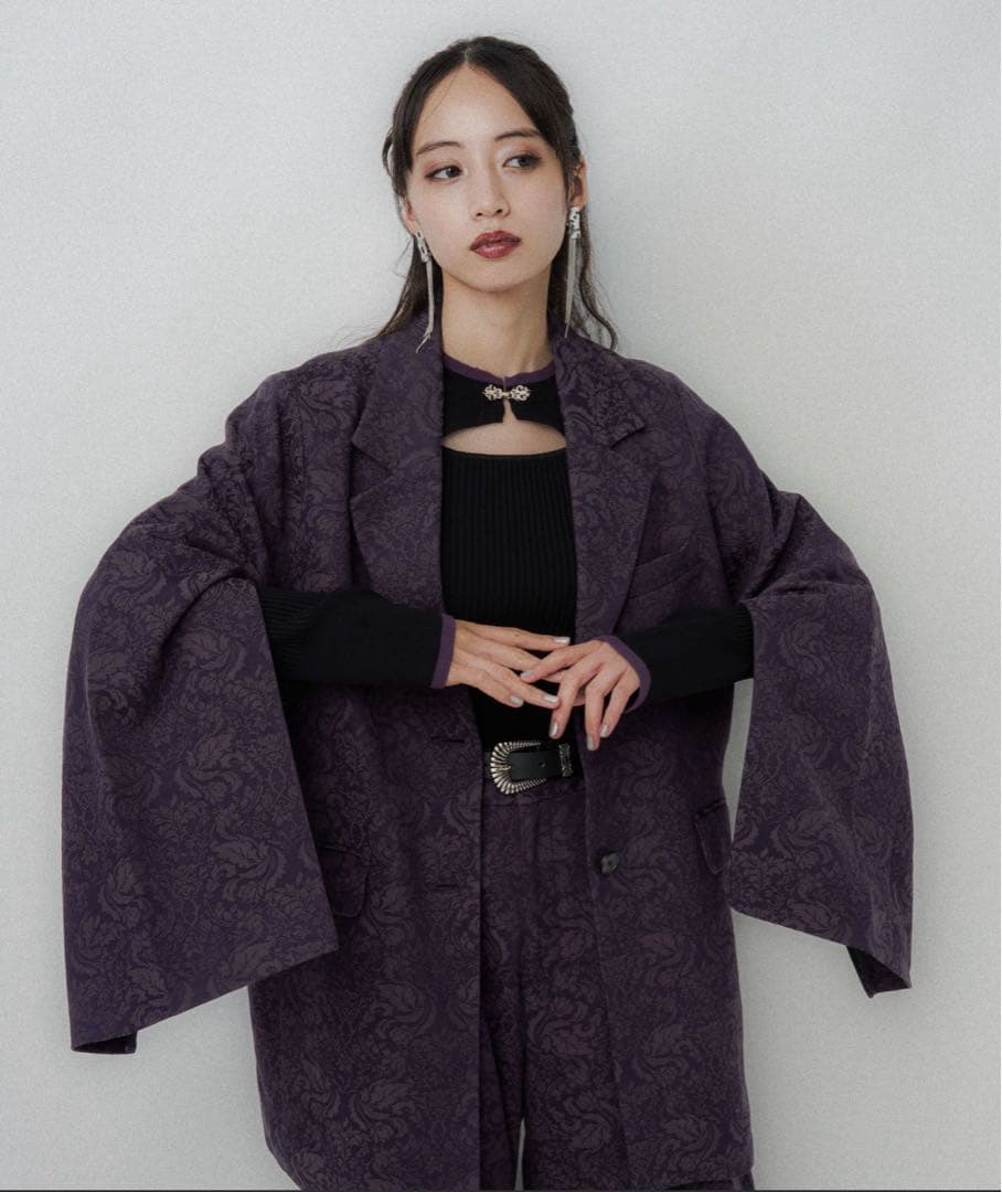 VINTAGEジャガード2WAYジャケット(HARE)