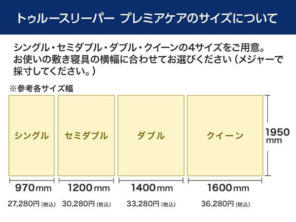 【新品未使用】トゥルースリーパープレミアケア（シングル）＆専用インナーカバー