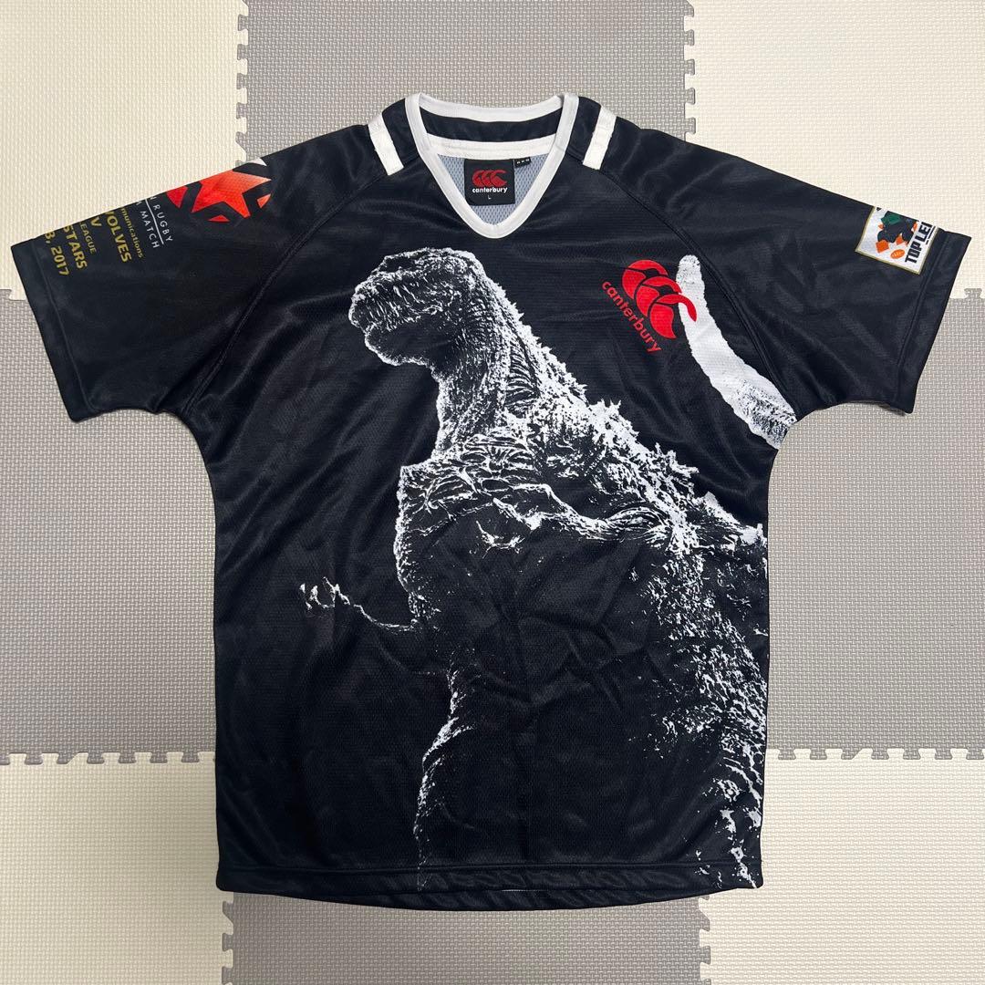 カンタベリーcanterburyラグビートップリーグオールスターズ ゴジラ