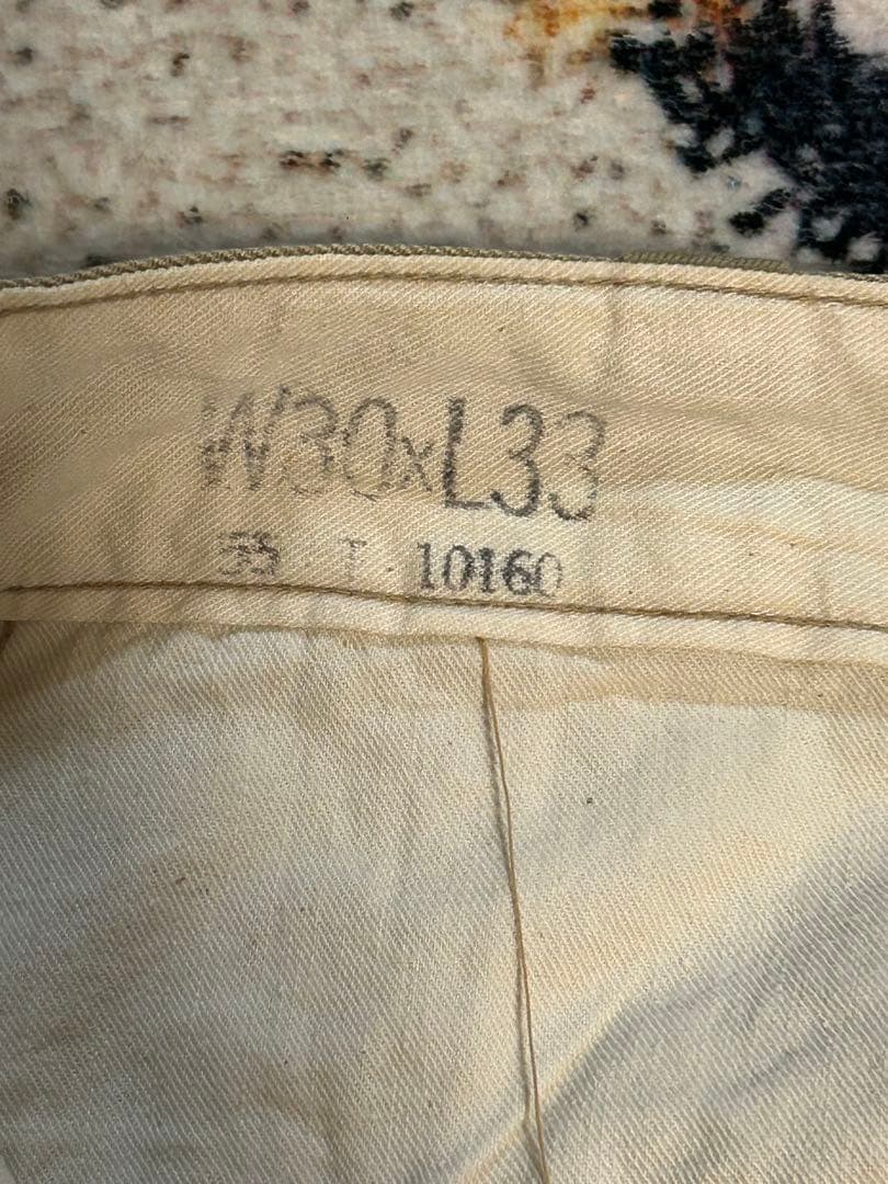 イリキ40s \"US ARMY\" Chino Pants
