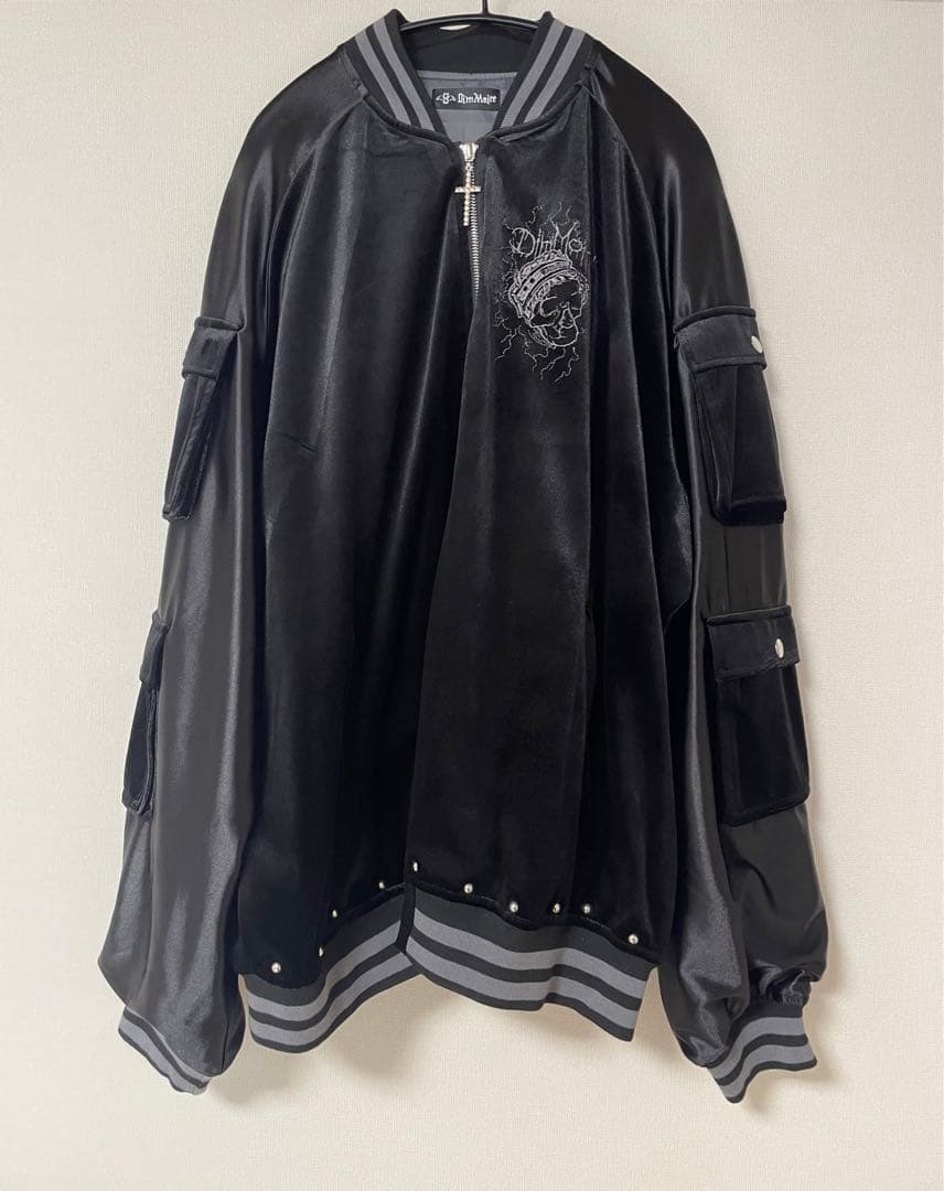 【最終値下げ】DimMoireディムモアールMessyBonesベロアスカジャン