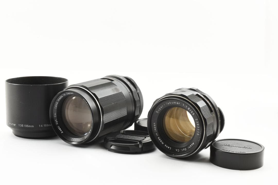 【単焦点2点セット】Super Takumar 55mm 135mm SO242