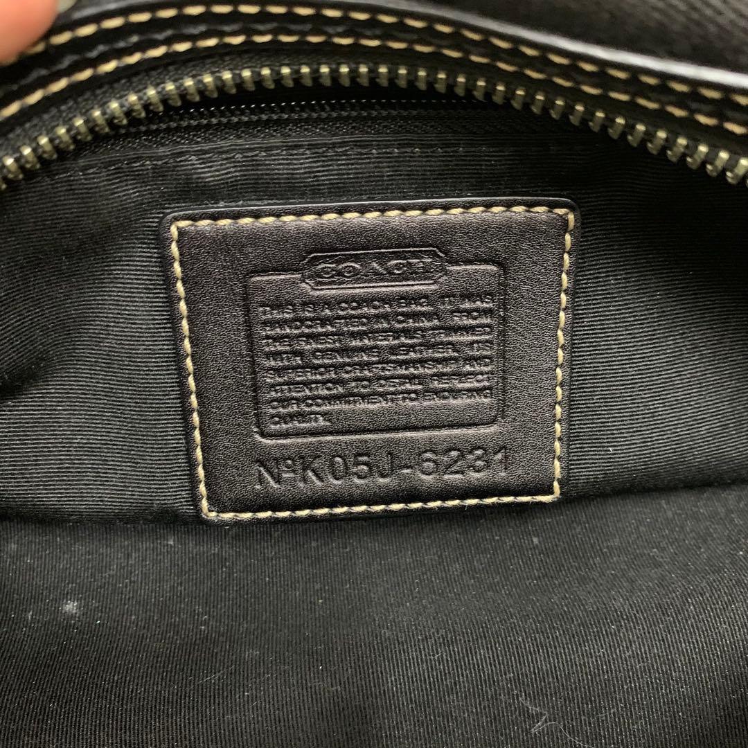 COACH　コーチ レガシー ミニボストンバッグ 黒 ターンロック 6231