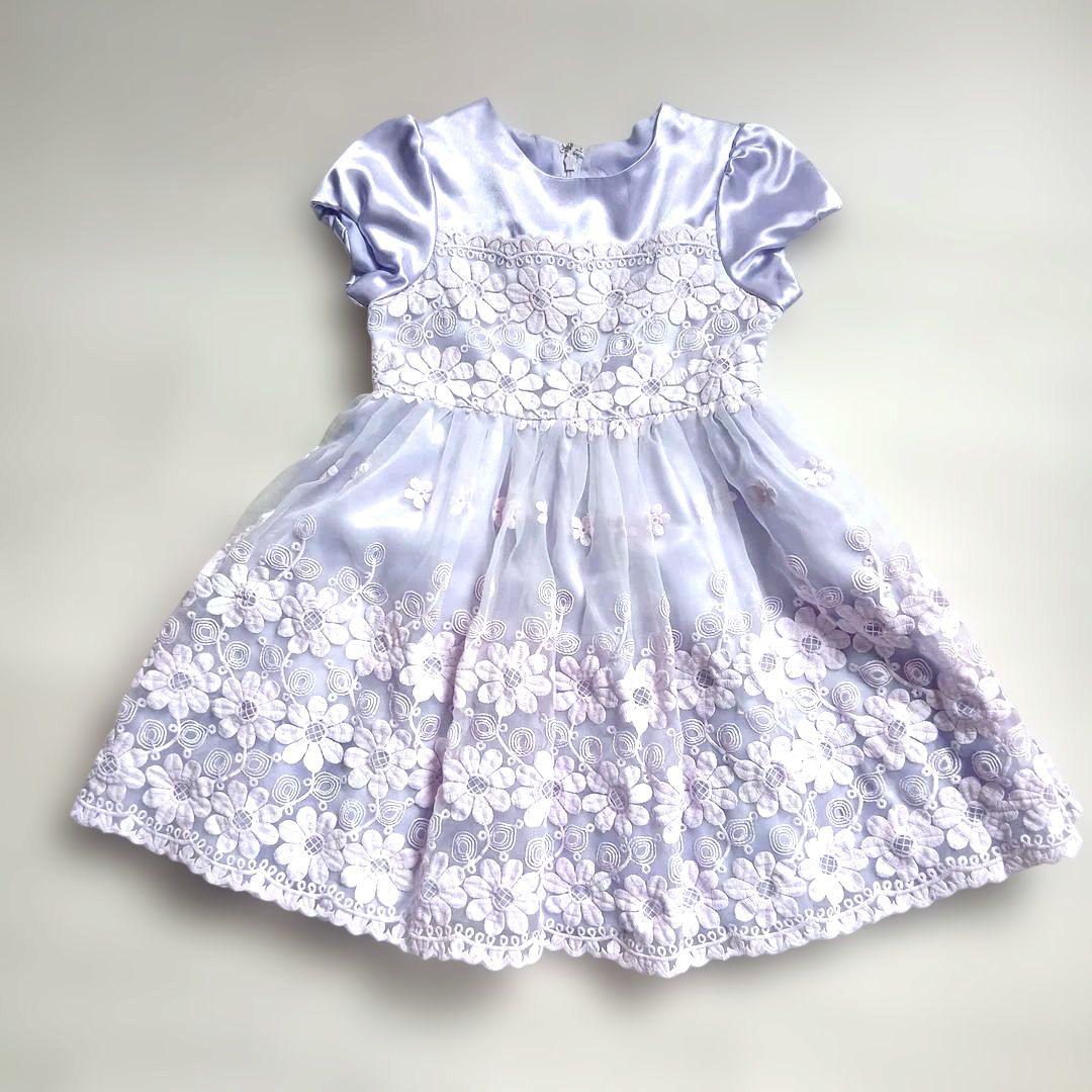 any FAM エニィファム フォーマル ドレス ワンピース 花柄 刺繍 レース