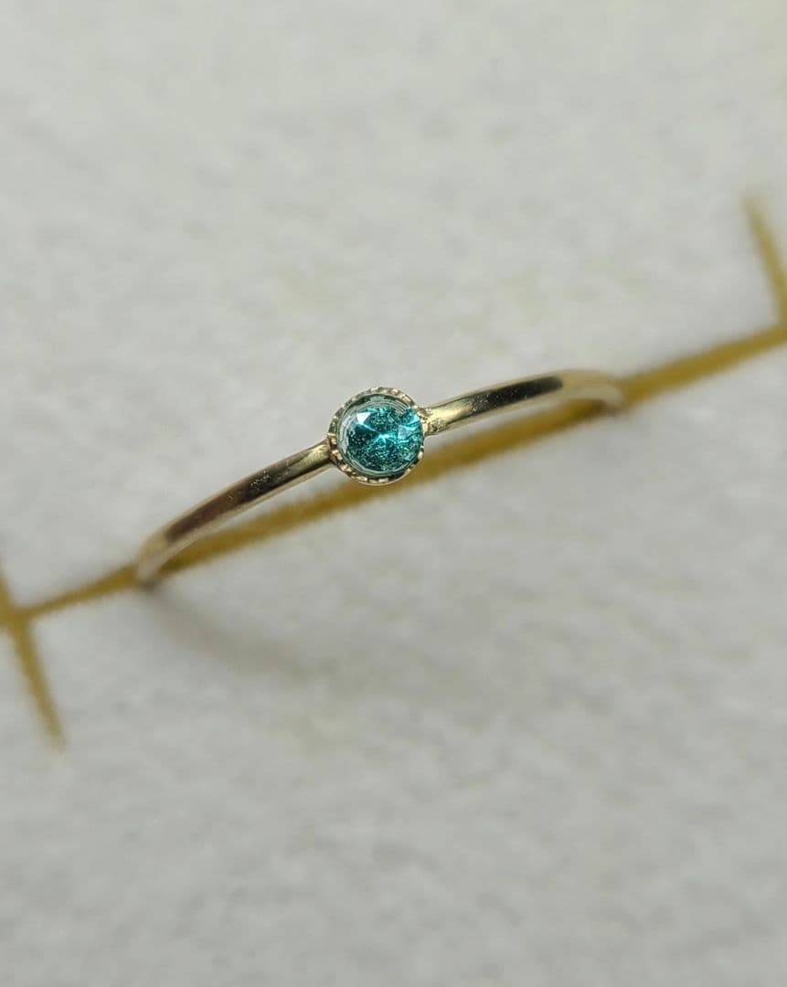 こりか★ブラジルバターリャパライバトルマリン★リングオーダー