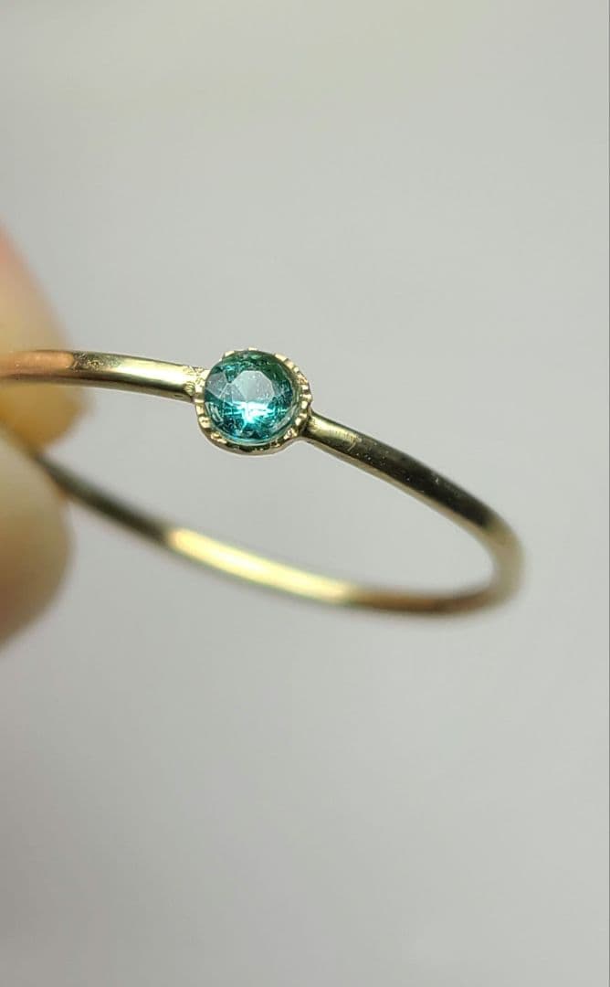 こりか★ブラジルバターリャパライバトルマリン★リングオーダー