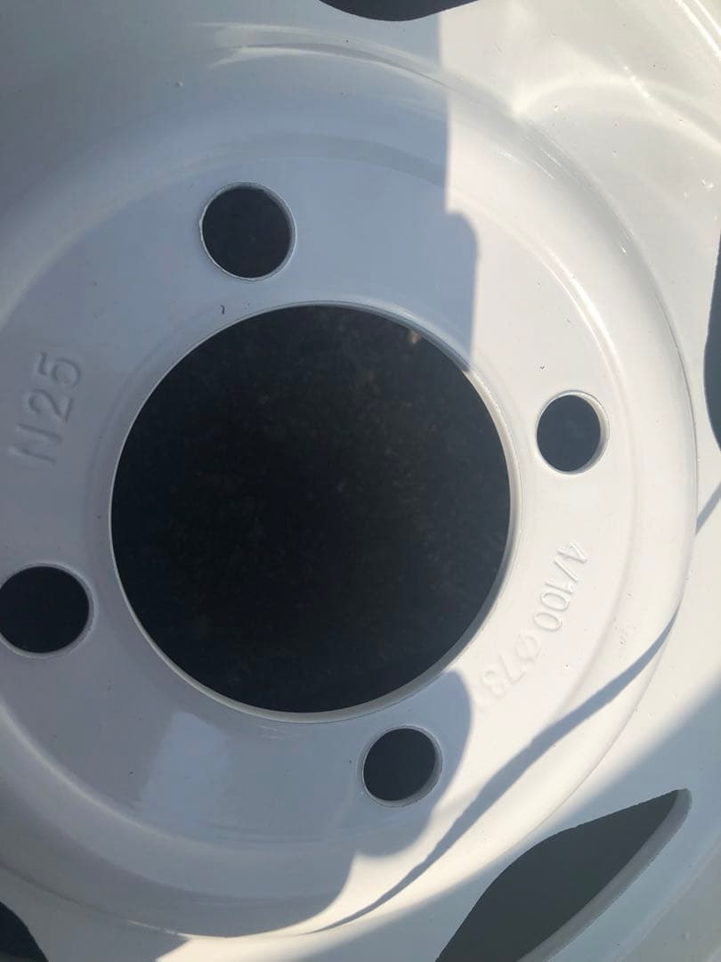 esb ESB TC01 15㌅ホワイト てっちん5スポークホイールセット2本