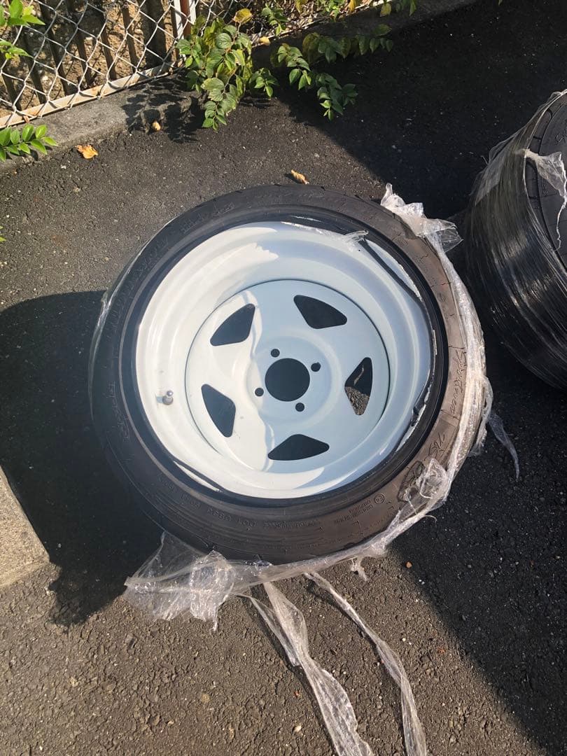 esb ESB TC01 15㌅ホワイト てっちん5スポークホイールセット2本