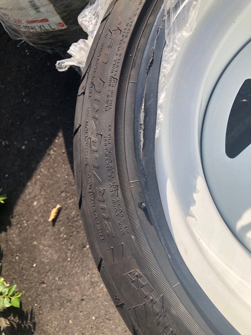 esb ESB TC01 15㌅ホワイト てっちん5スポークホイールセット2本